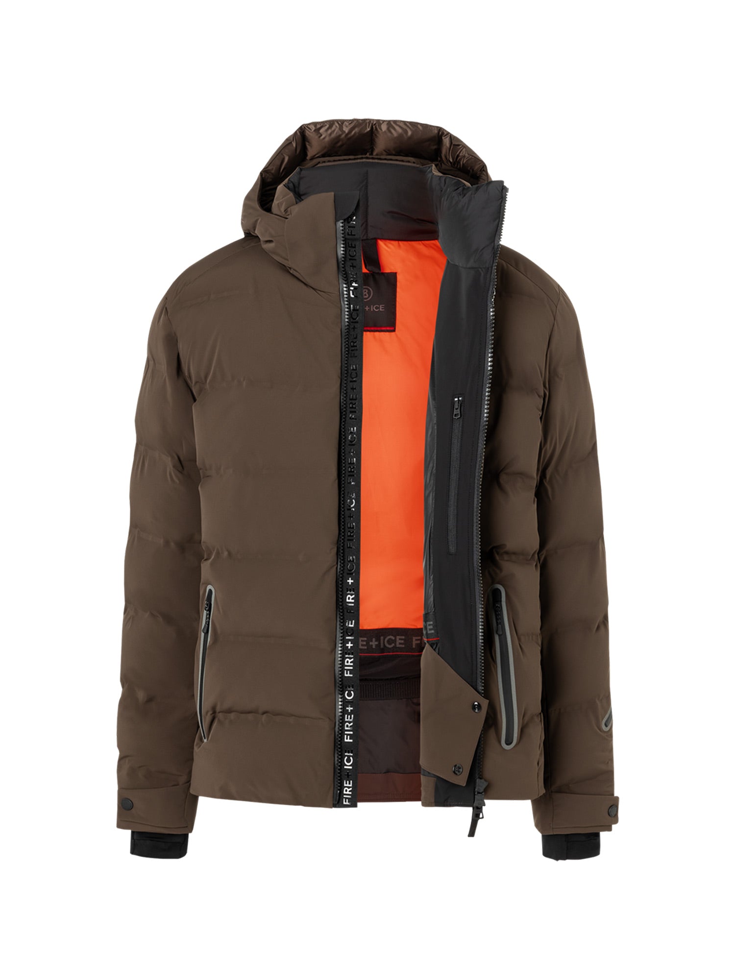 Fire+Ice Tec-Luka Skijacke Herren dunkelbraun dunkelblau Bild 2