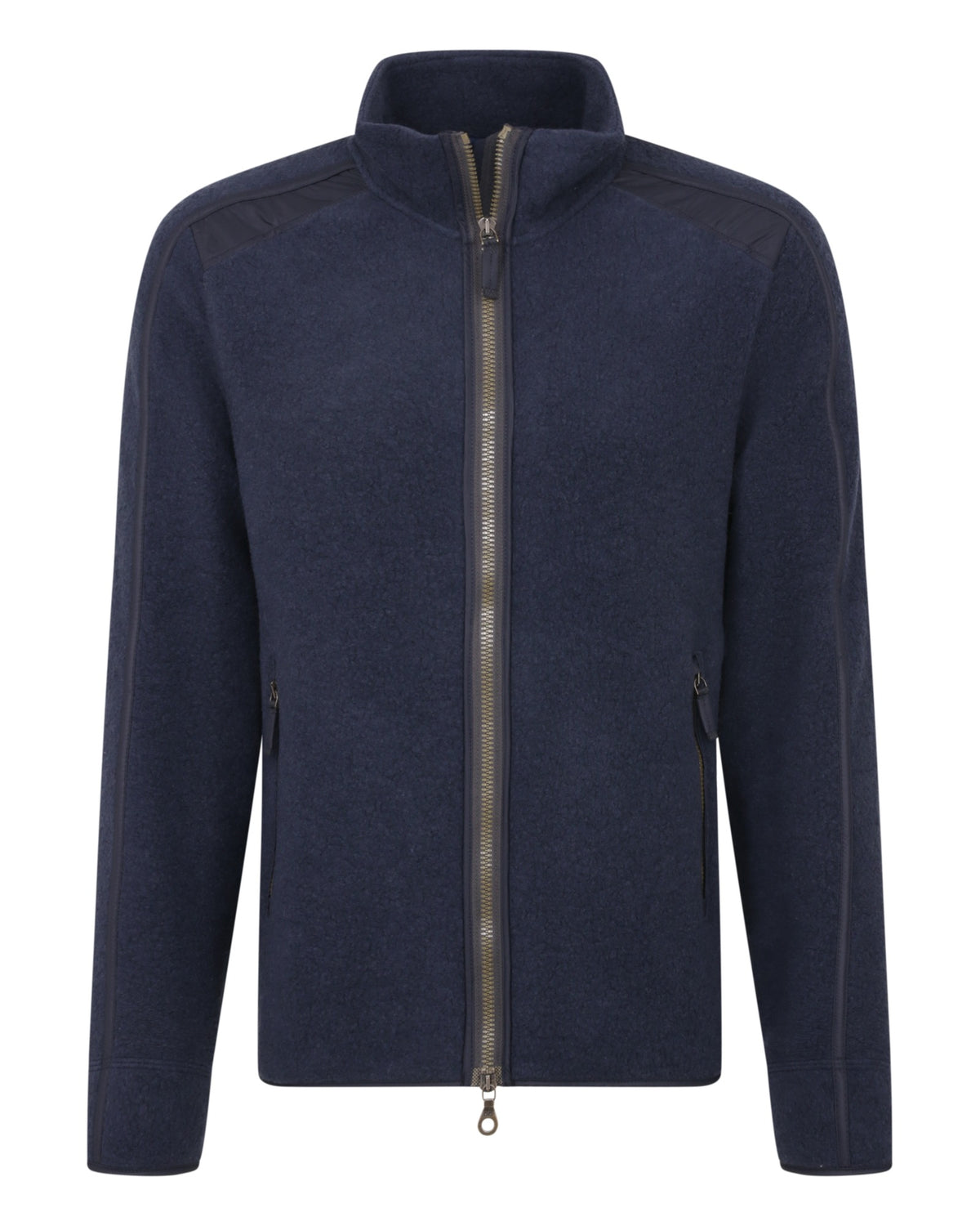Frauenschuh Antonio-BWF Herren-Wollfleecejacke dunkelblau Bild 1