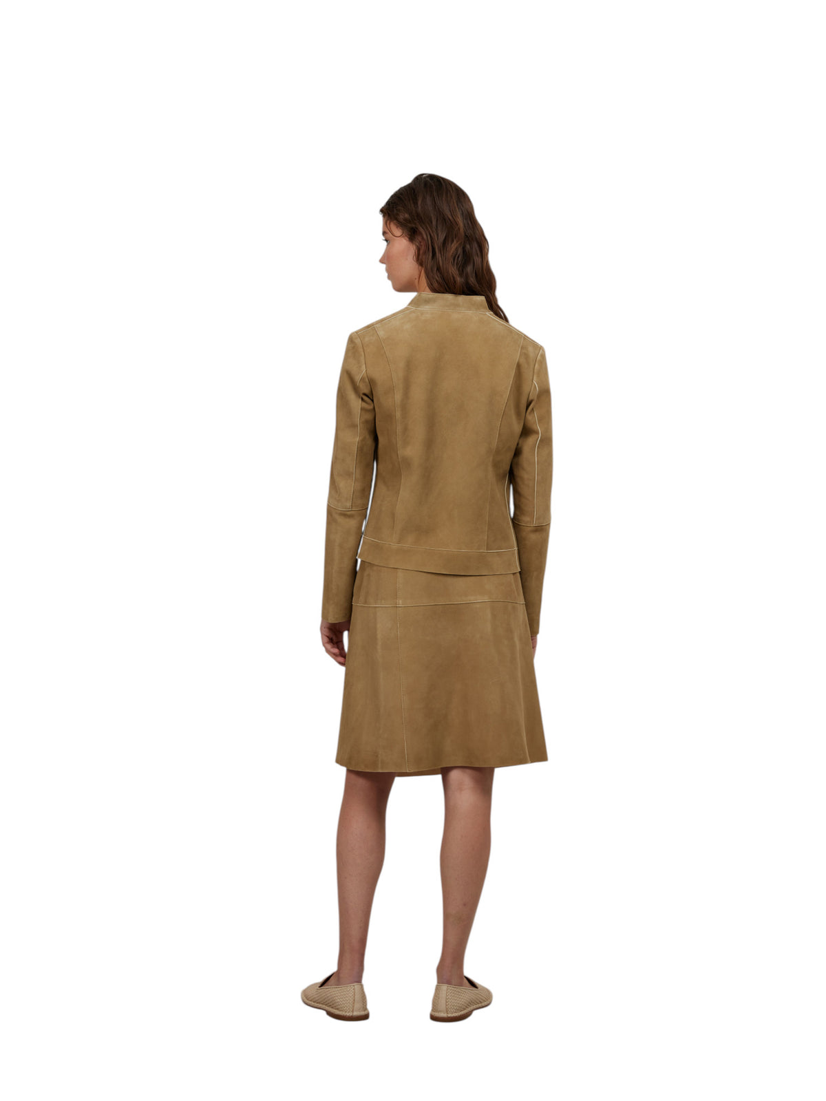 Frauenschuh Emma Lederjacke Damen hellbraun Bild 4