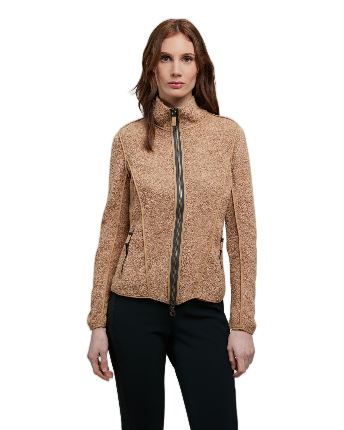 Frauenschuh Esther-CT Damen-Teddyjacke hellbraun Bild 1