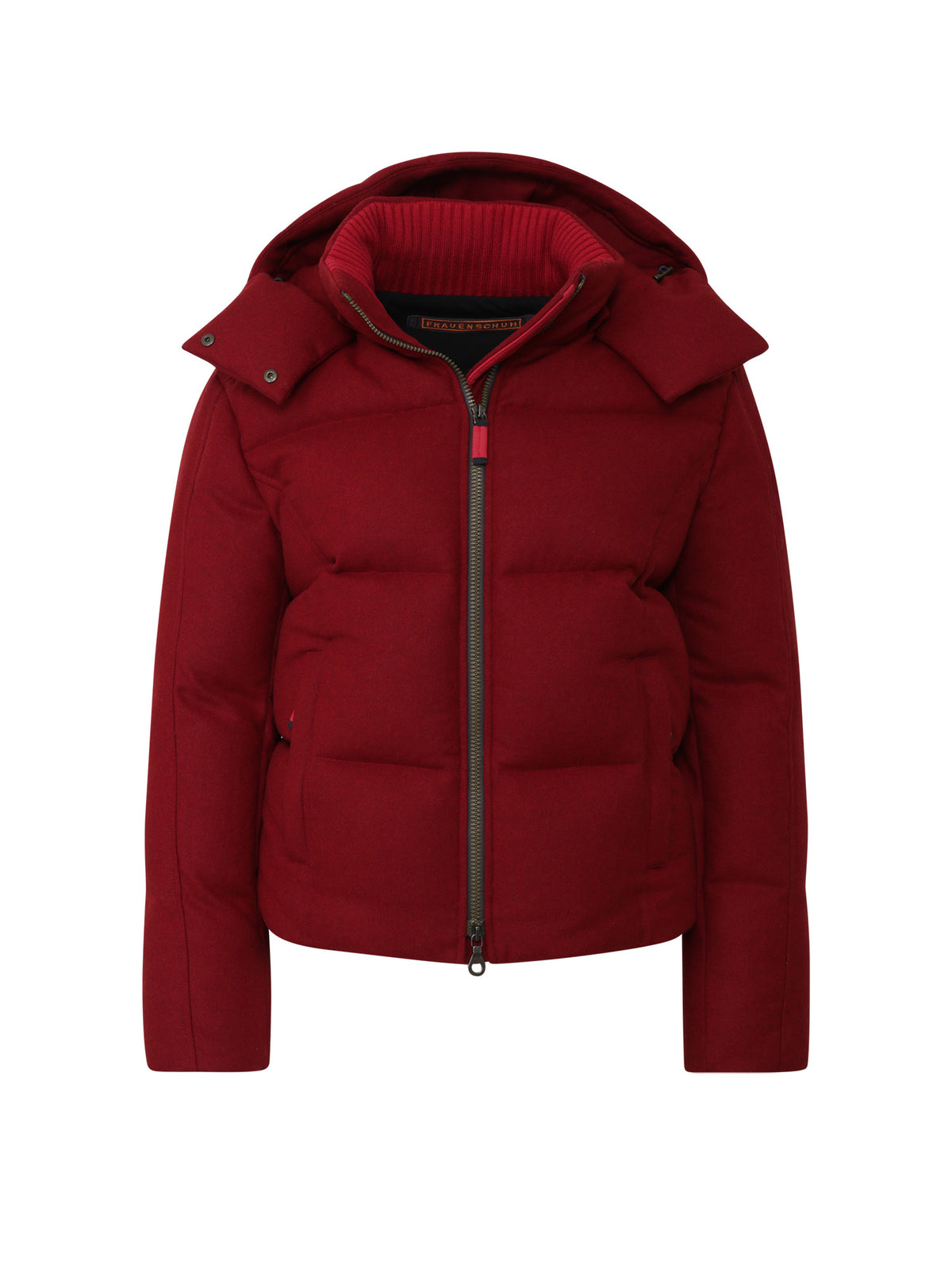 Frauenschuh Isabel-Loden Skijacke Damen dunkelrot Bild 1