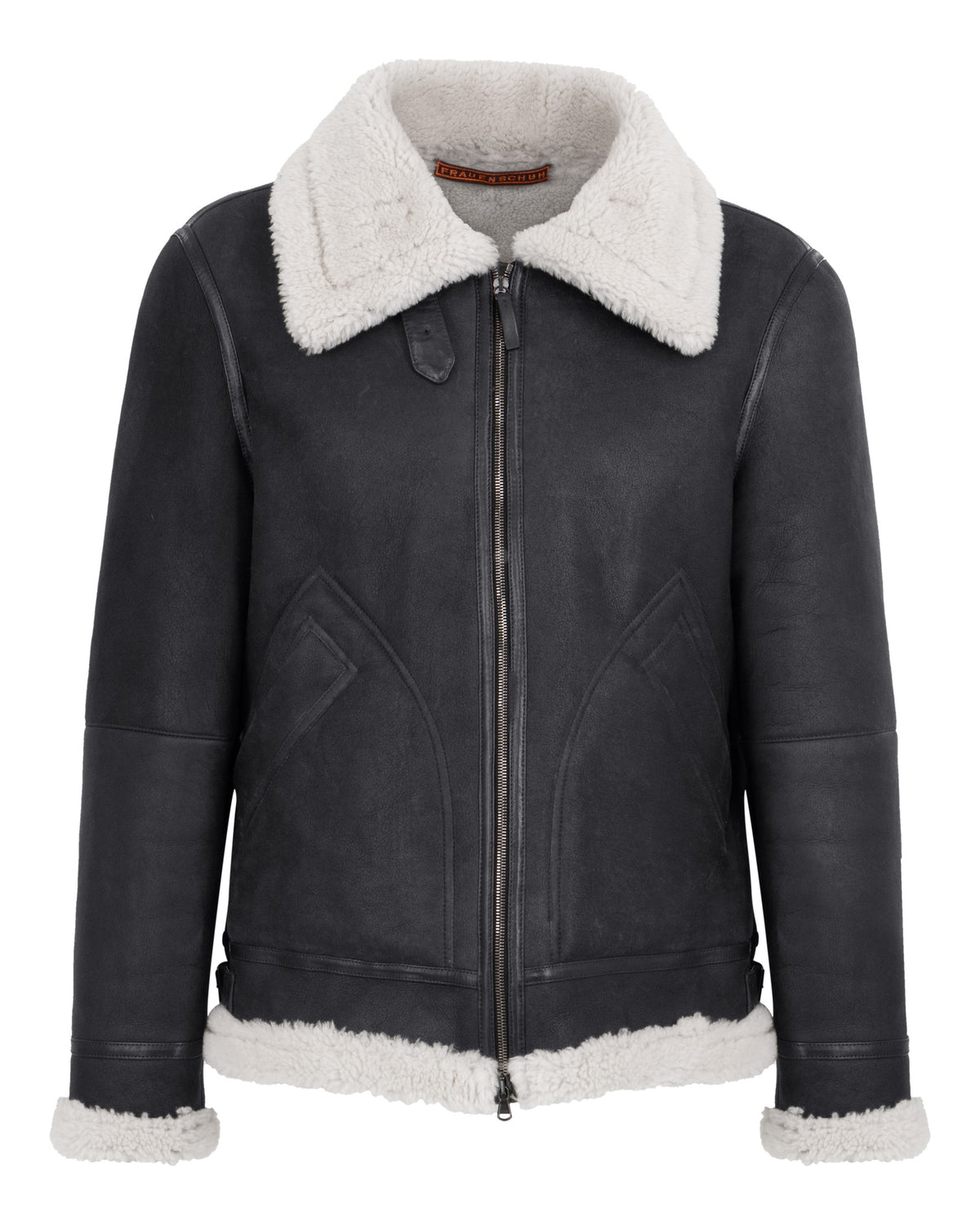 Frauenschuh Luis-MDF Herren-Lammfelljacke dunkelbraun Bild 1
