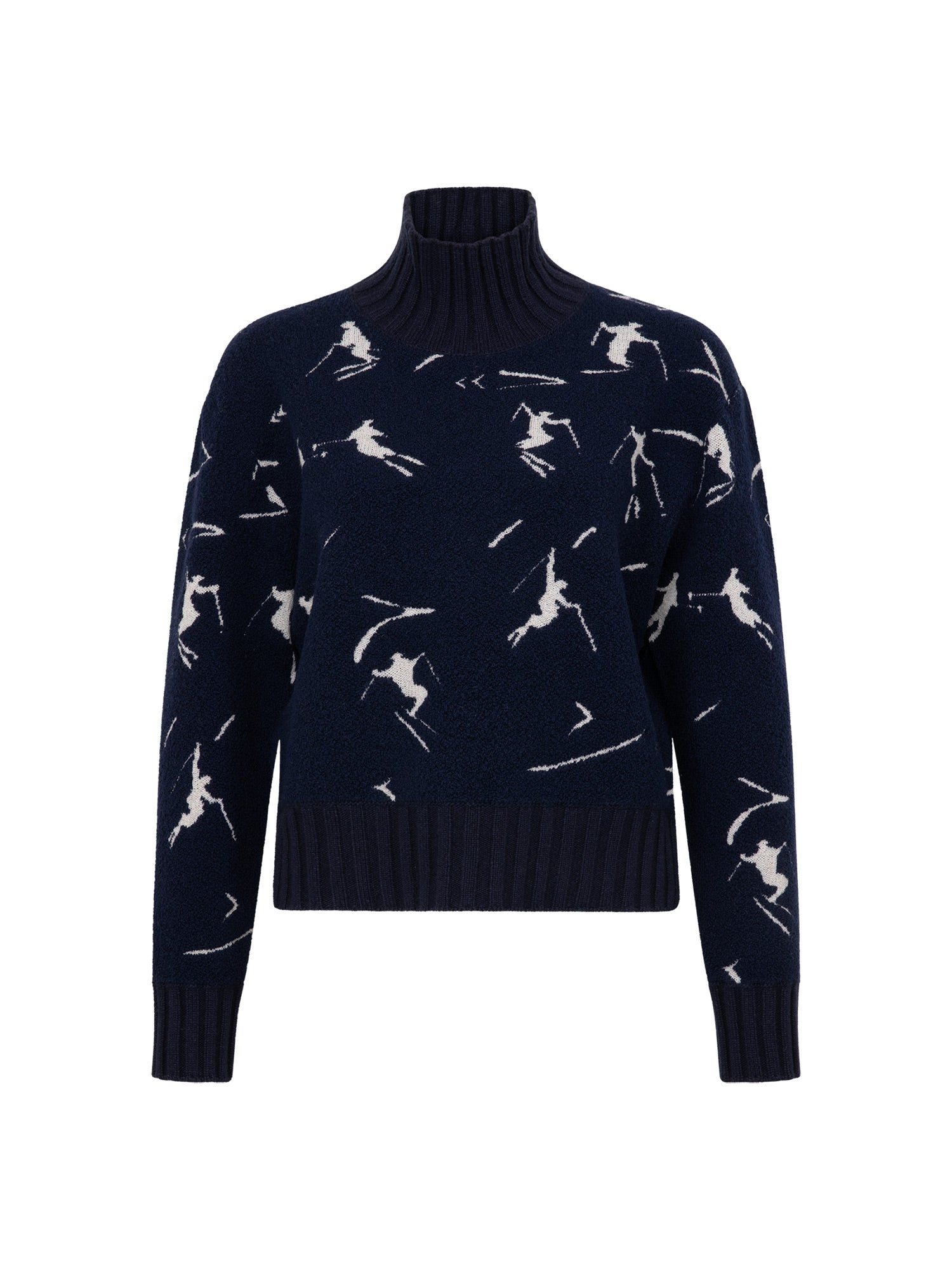 Frauenschuh TinaMulti Ski-Pullover Damen dunkelblau/weiss dunkelblau/weiss Bild 1