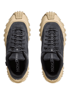 FREUDENHAUS Obertauern Moncler Trailgrip Apex Craft GTX sneakers in dark grey suede and beige rubber top-down view
