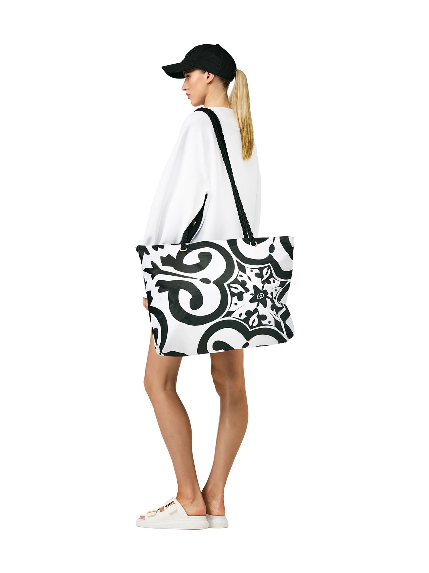 Goldbergh Islaire Tasche Damen schwarz/weiss Bild 3