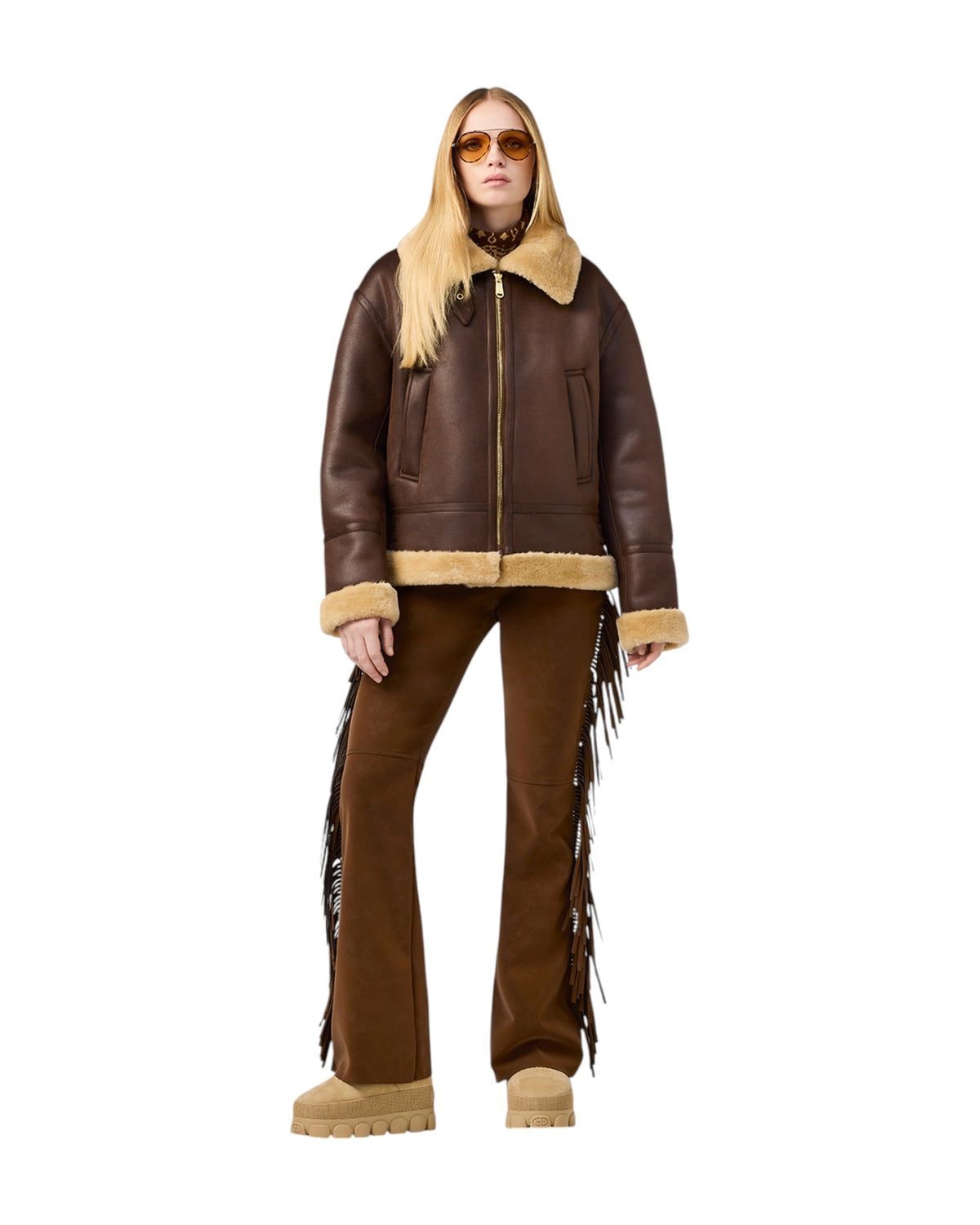 Goldbergh KEISA Damen-Jacke dunkelbraun Bild 5
