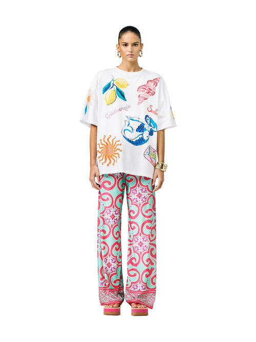 Goldbergh Medira T-shirt Damen print bunt Bild 2