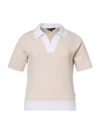 Goldbergh Piccola Poloshirt Damen beige Bild 1