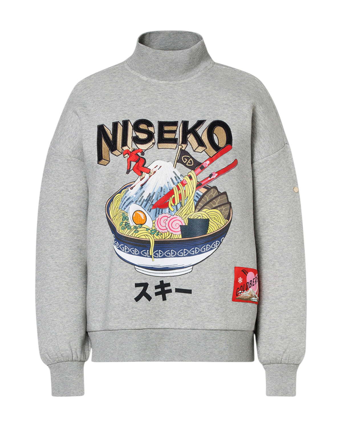 Goldbergh RAMEN Damen-Sweatshirt grau Bild 1