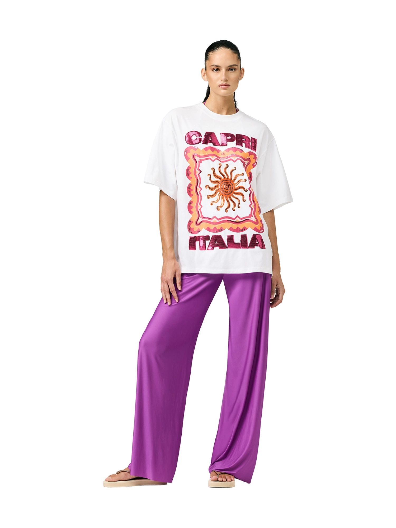 Goldbergh Raya T-shirt Damen rot/weiss Bild 2