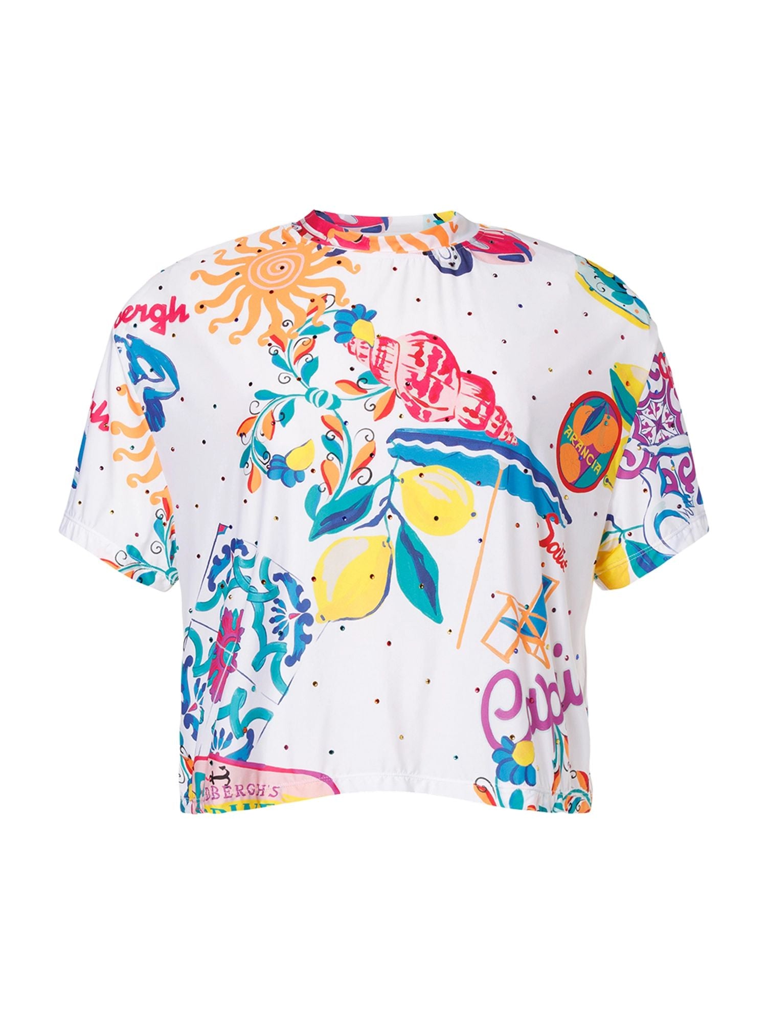 Goldbergh Tropique T-shirt Damen bunt Bild 1