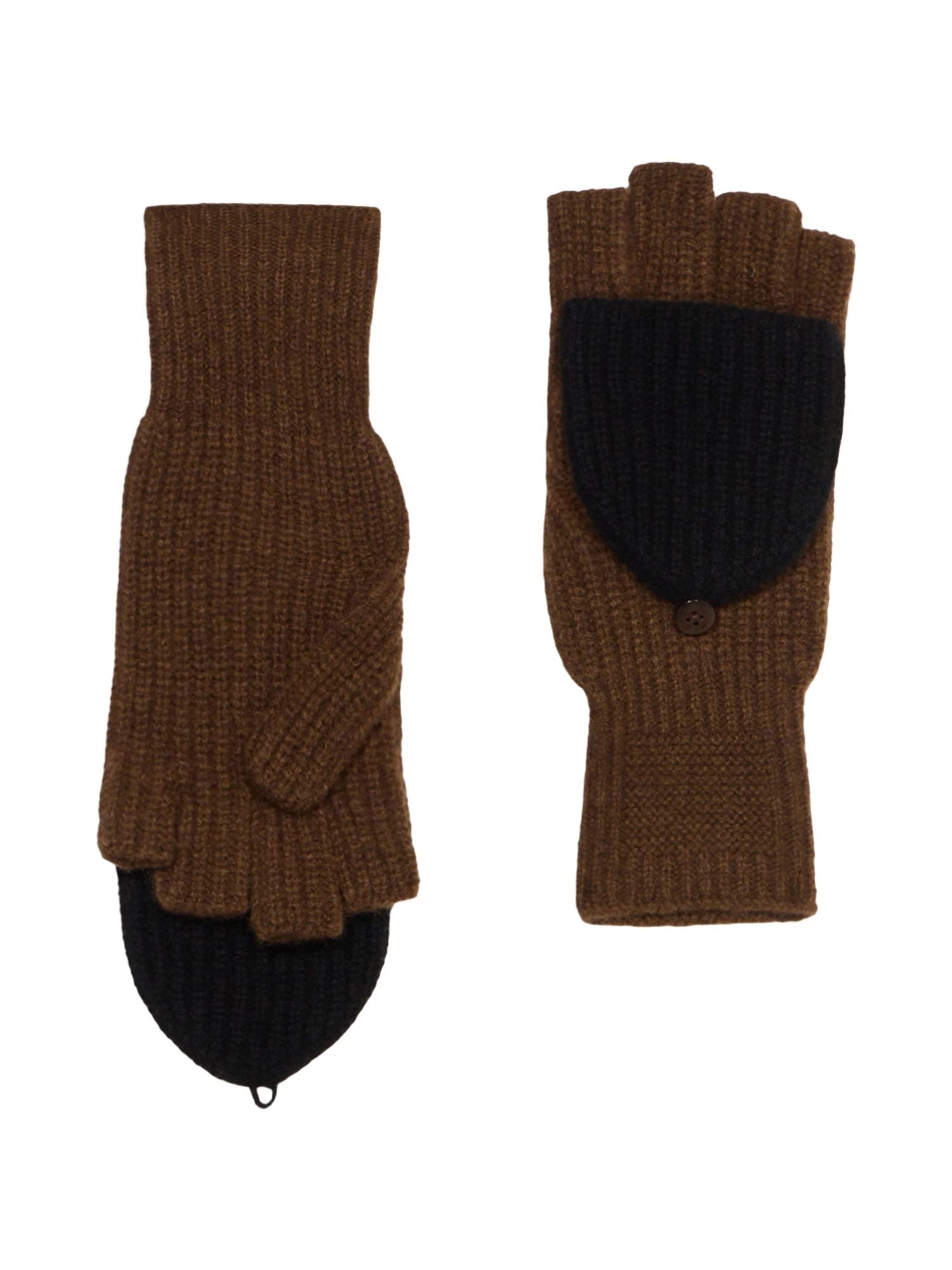 Guest in Residence Mitts Handschuhe Damen schwarz/braun Bild 2