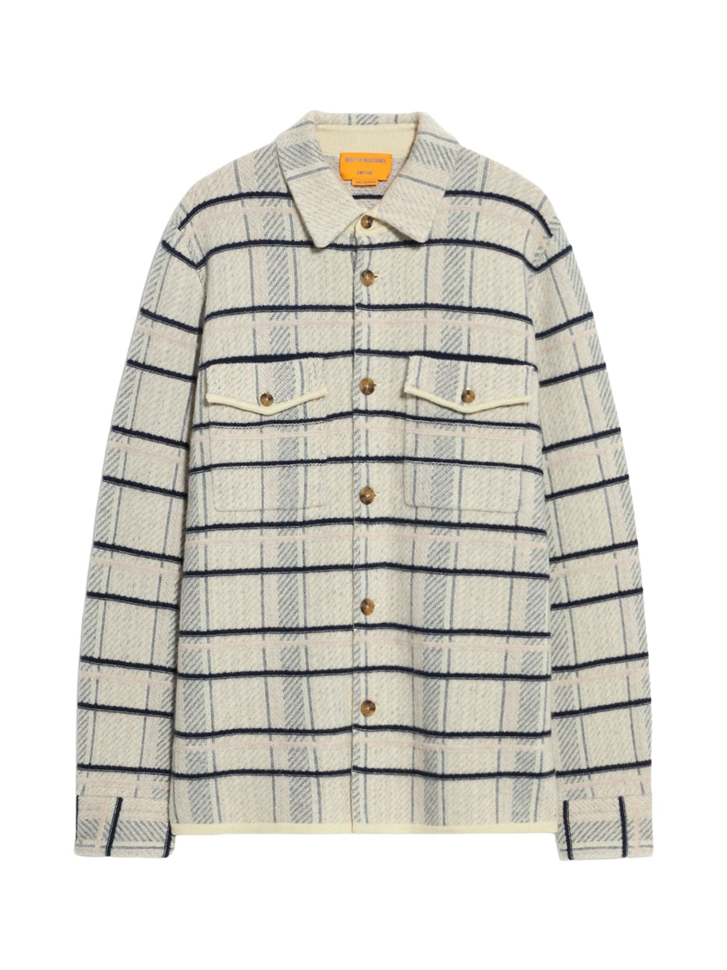 Guest in Residence Plaid Overshirt Damen beige beige Bild 1