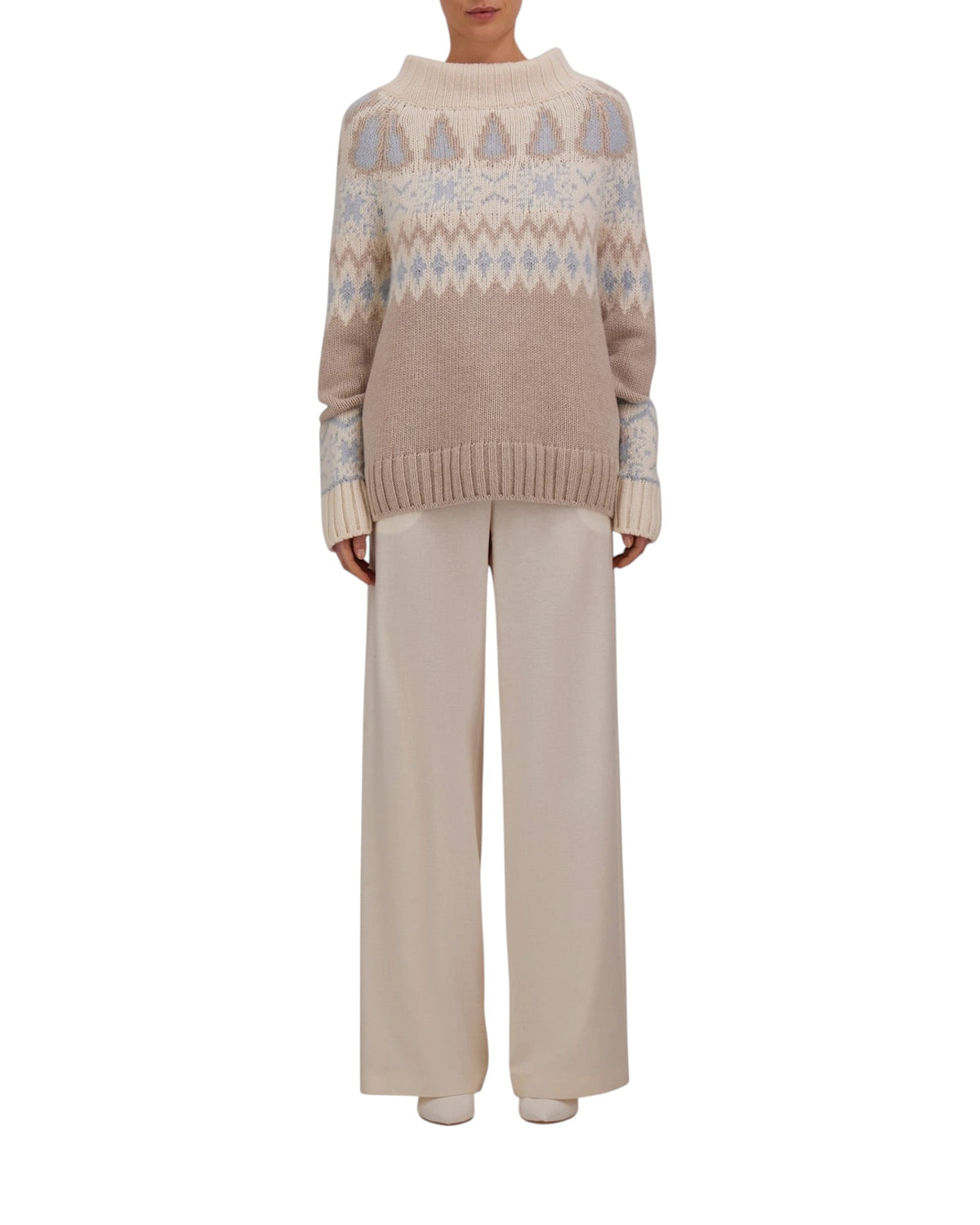 Herno Wide-Leg Damen-Wollhose - Herno - MEINFREUDENHAUS