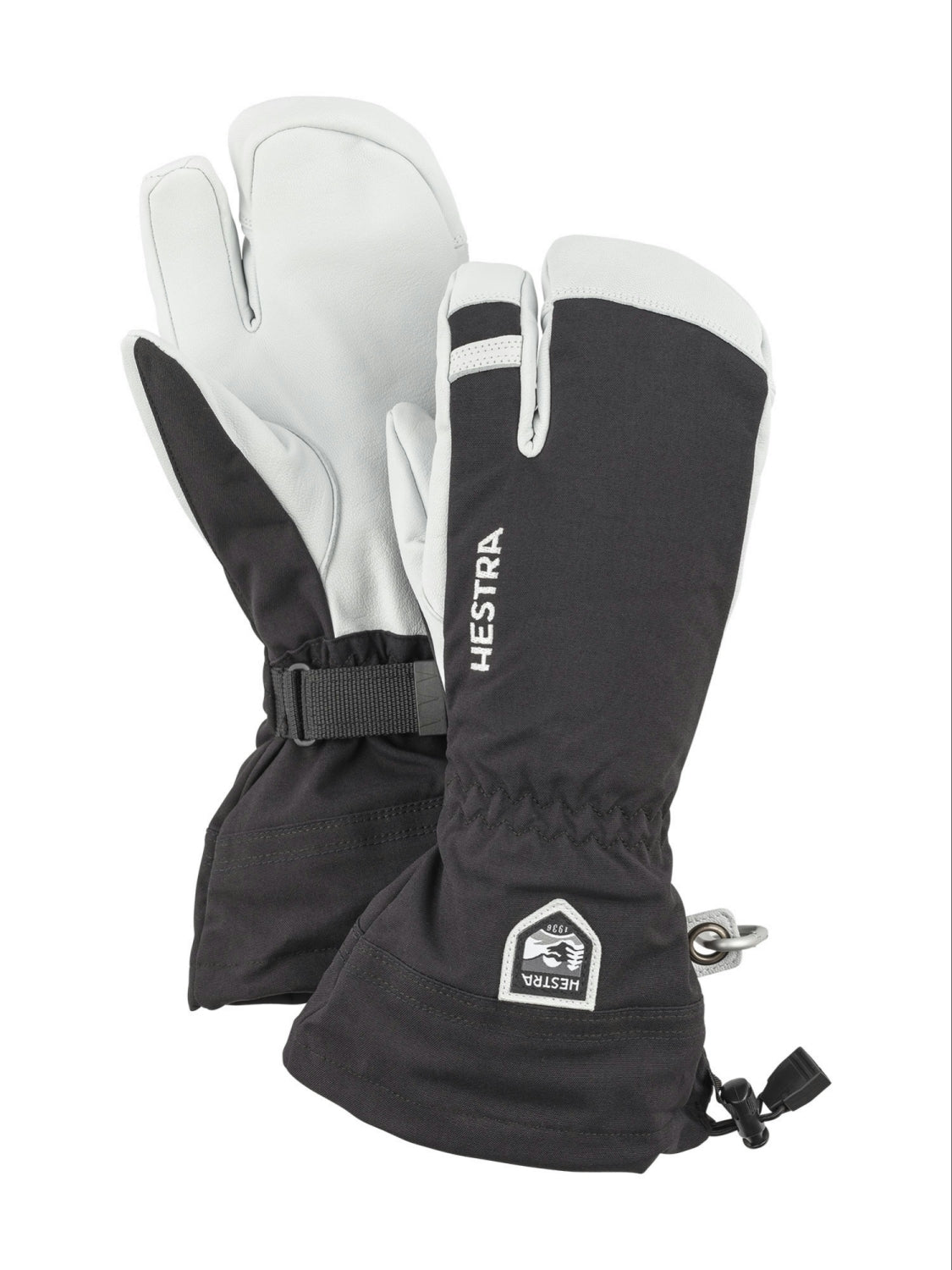 ARMY Leather Heli Ski 3Finger   orange Bild 2