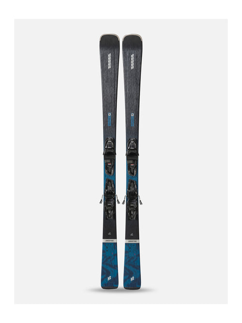 K2 Disruption 75 W - ERP 10 Quikclik Pisten Ski Damen schwarz/blau schwarz/blau Bild 1