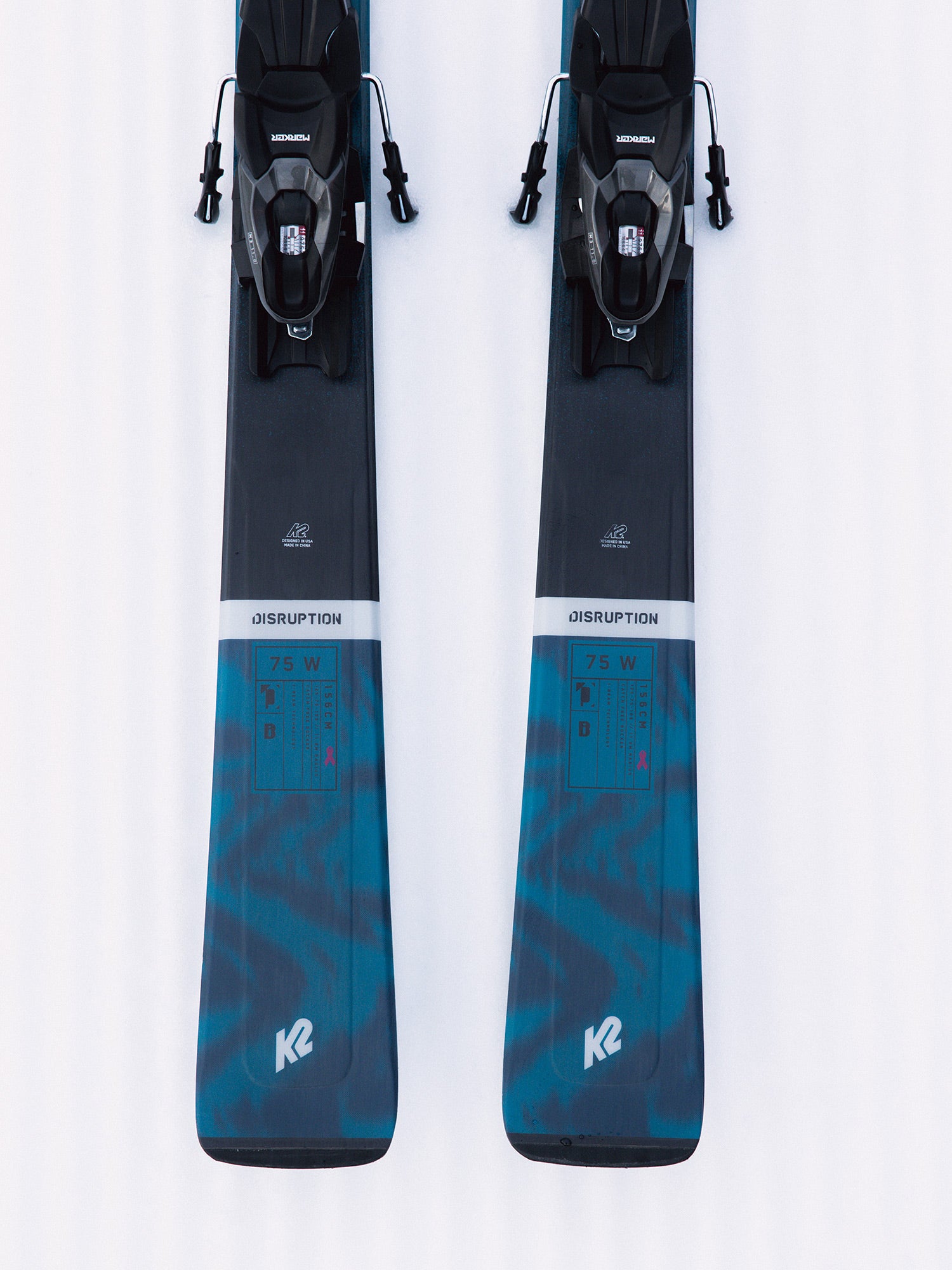 K2 Disruption 75 W - ERP 10 Quikclik Pisten Ski Damen schwarz/blau schwarz/blau Bild 4