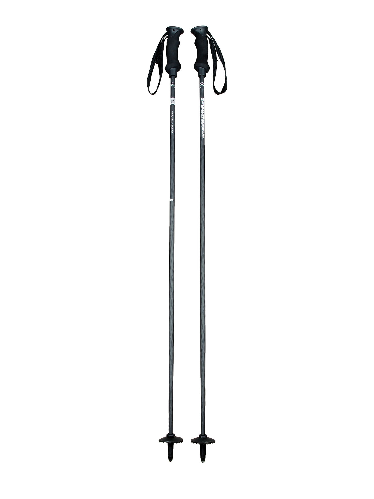 Komperdell Pure Carbon Freudenhaus Skistock Unisex schwarz/grau schwarz/grau Bild 1