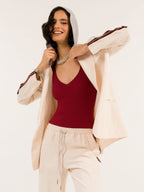 Kontatto Blazer Damen beige beige Bild 2