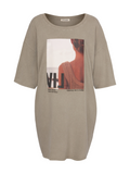 Liv Bergen Kleid Photo Damen hellbraun hellbraun Bild 1
