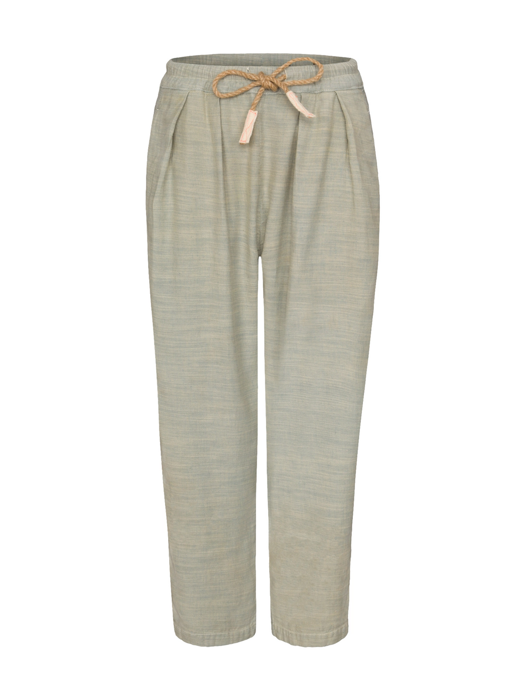 Liv Bergen Linen Hose Damen beige/grün beige/grün Bild 1