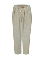 Liv Bergen Linen Hose Damen beige/grün beige/grün Bild 1