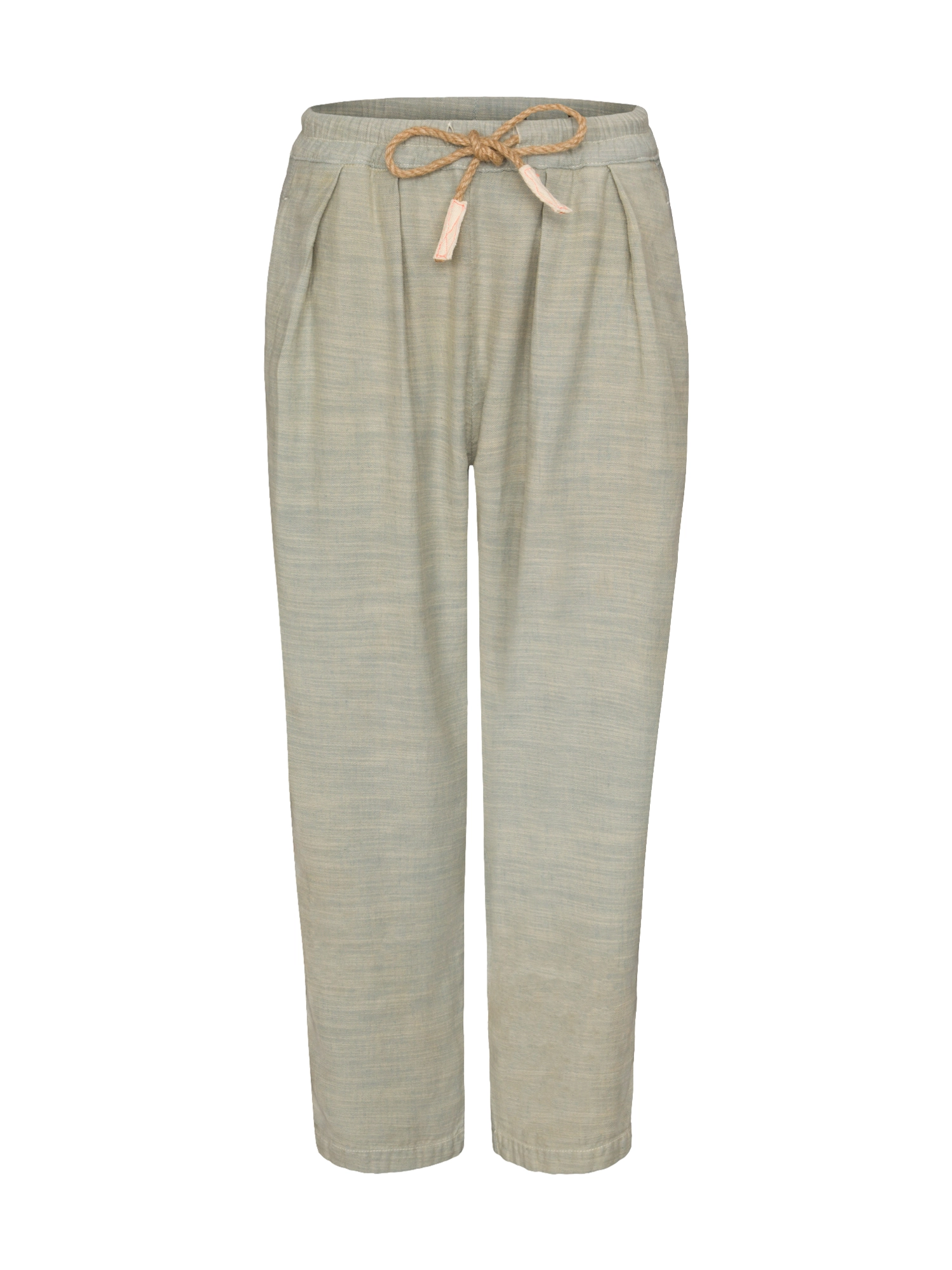 Liv Bergen Linen Hose Damen beige/grün beige/grün Bild 1