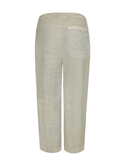 Liv Bergen Linen Hose Damen beige/grün beige/grün Bild 2