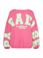 Liv Bergen Oversized Sweater Square Sweater Damen rot pink Bild 2