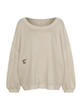 Liv Bergen Sweater Organic Sweater Damen beige beige Bild 1