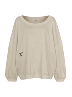 Liv Bergen Sweater Organic Sweater Damen beige beige Bild 1