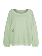 Liv Bergen Sweater Organic Sweater Damen grün grün Bild 1