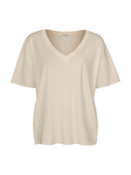 Liv Bergen T-Shirt Tag T-Shirt Damen beige beige Bild 1