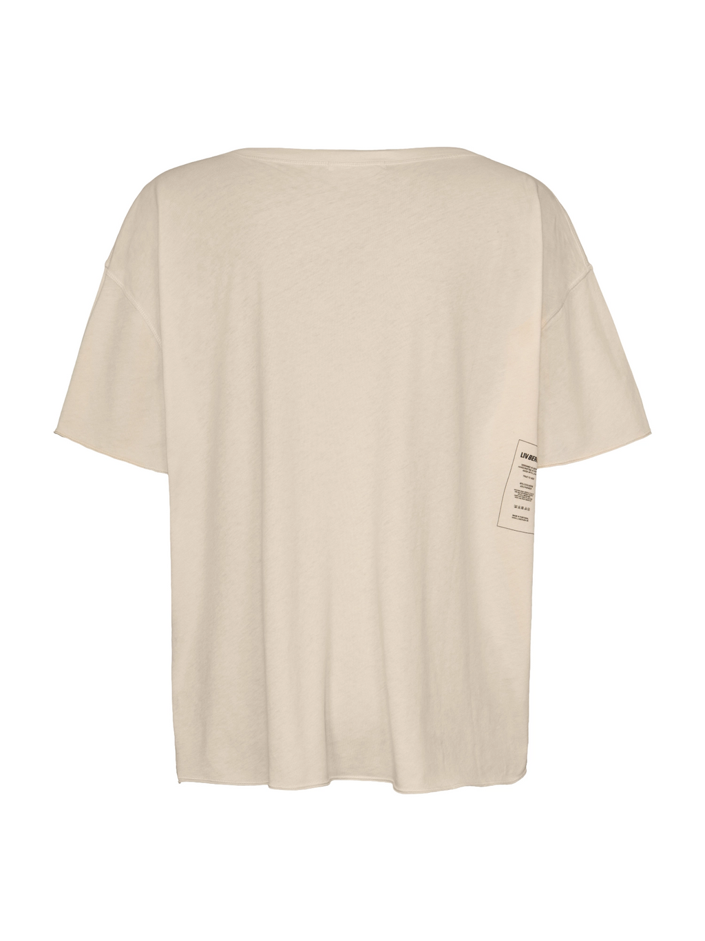 Liv Bergen T-Shirt Tag T-Shirt Damen beige beige Bild 2