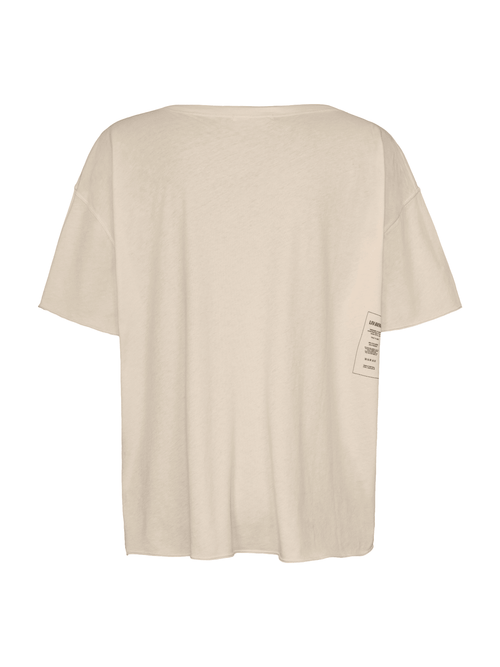 Liv Bergen T-Shirt Tag T-Shirt Damen beige beige Bild 2