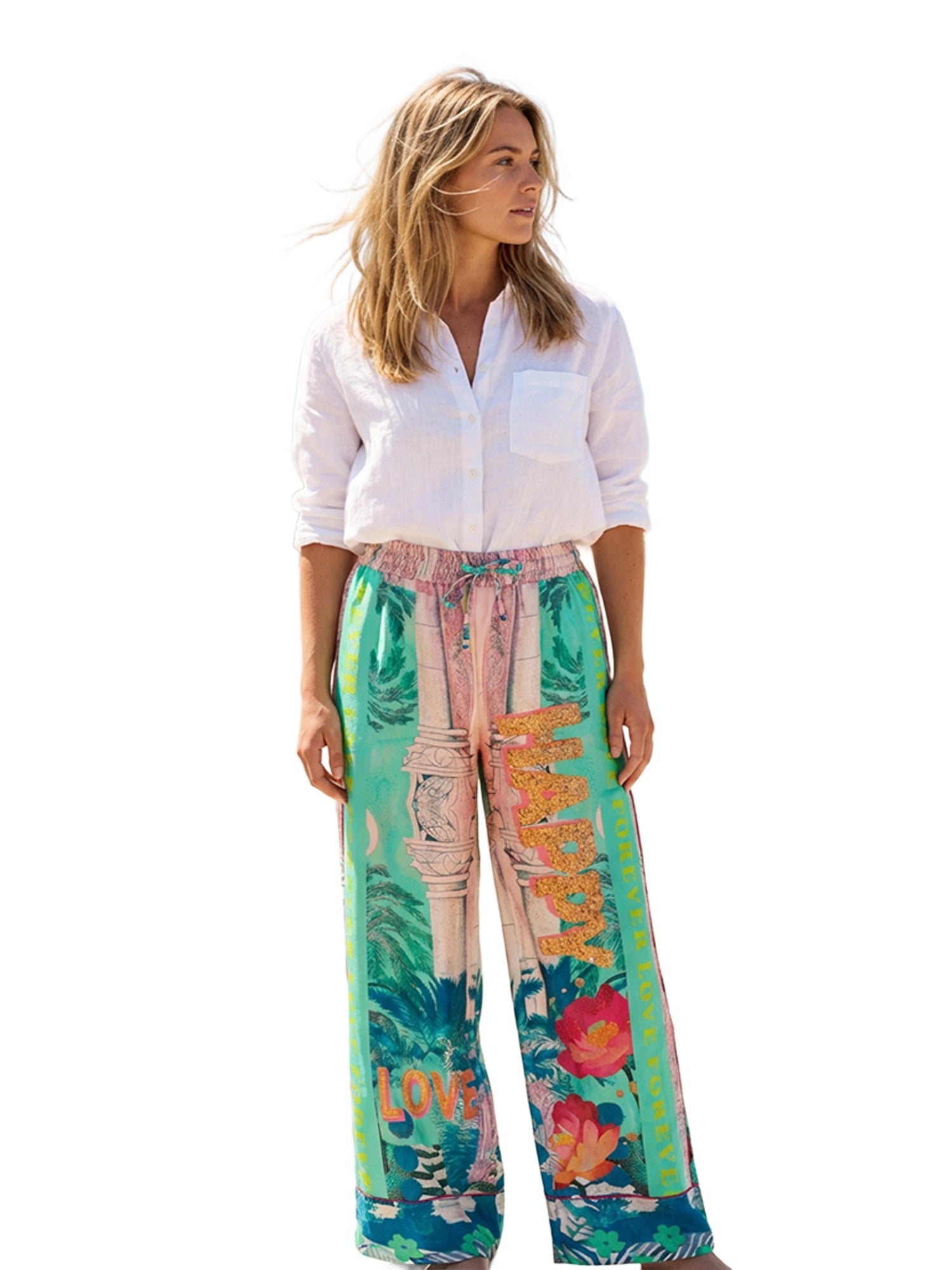 Miss Goodlife Pants Love Palace Hosen Damen bunt bunt Bild 3
