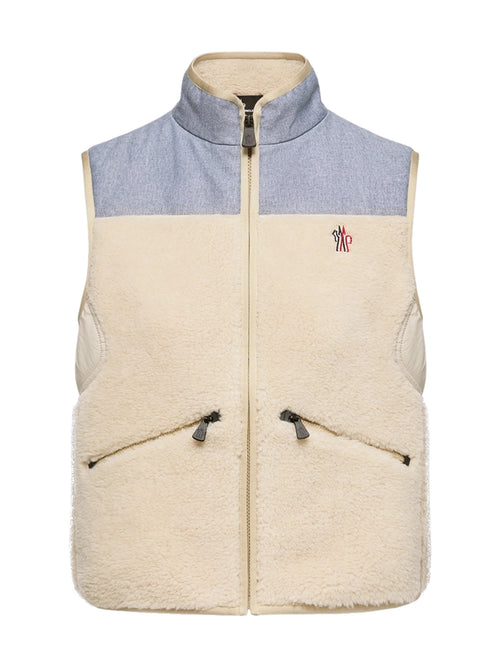 Moncler Badia Daunenweste Weste Damen beige - Moncler - MEINFREUDENHAUS