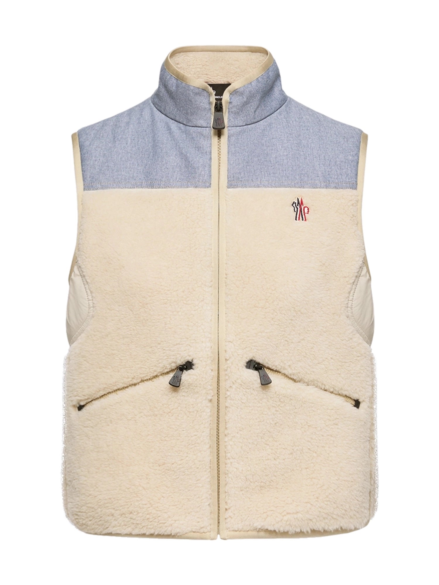 Moncler Badia Daunenweste Westen Damen beige beige Bild 1
