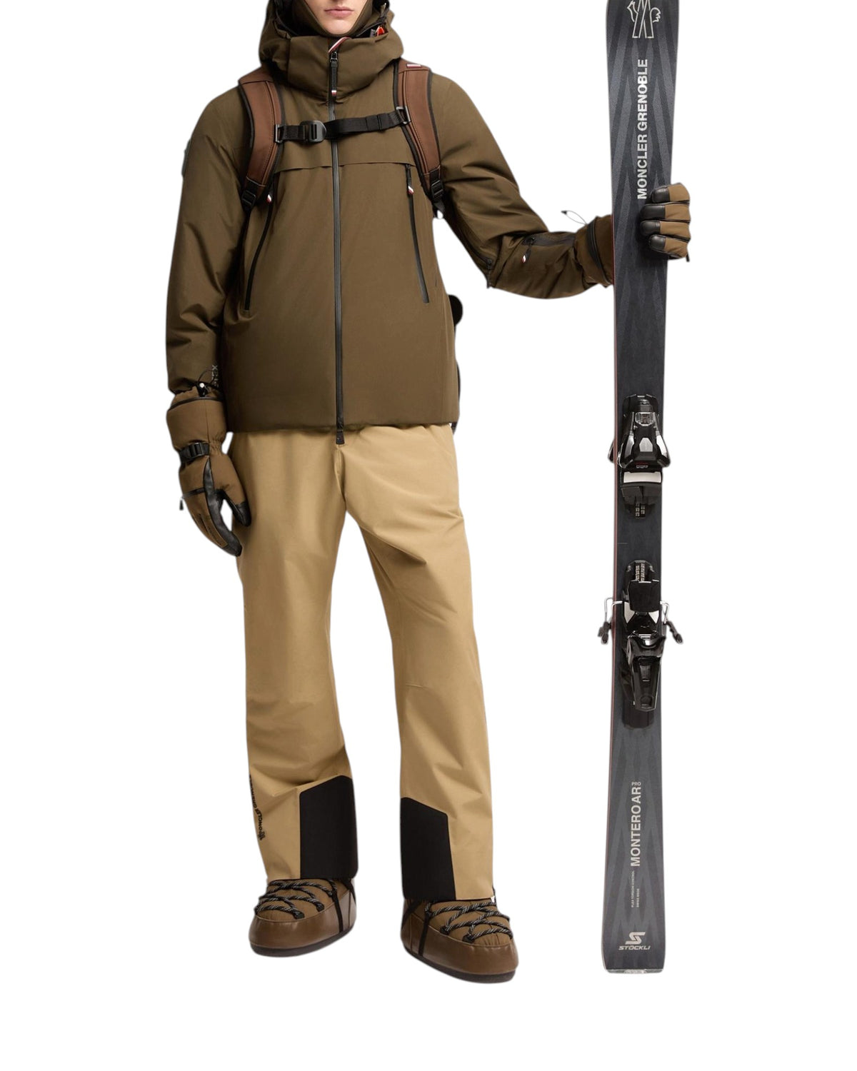 Moncler BALMHORN Herren-Skijacke olive Bild 3