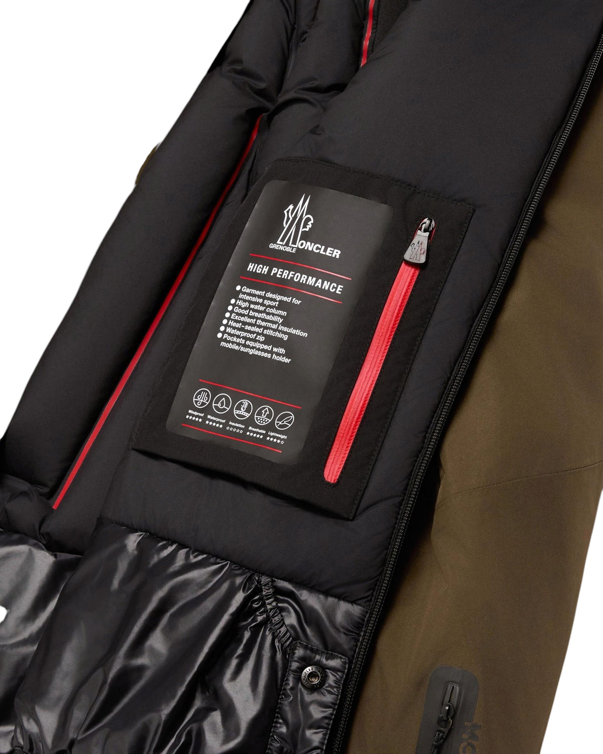 Moncler BALMHORN Herren-Skijacke olive Bild 9