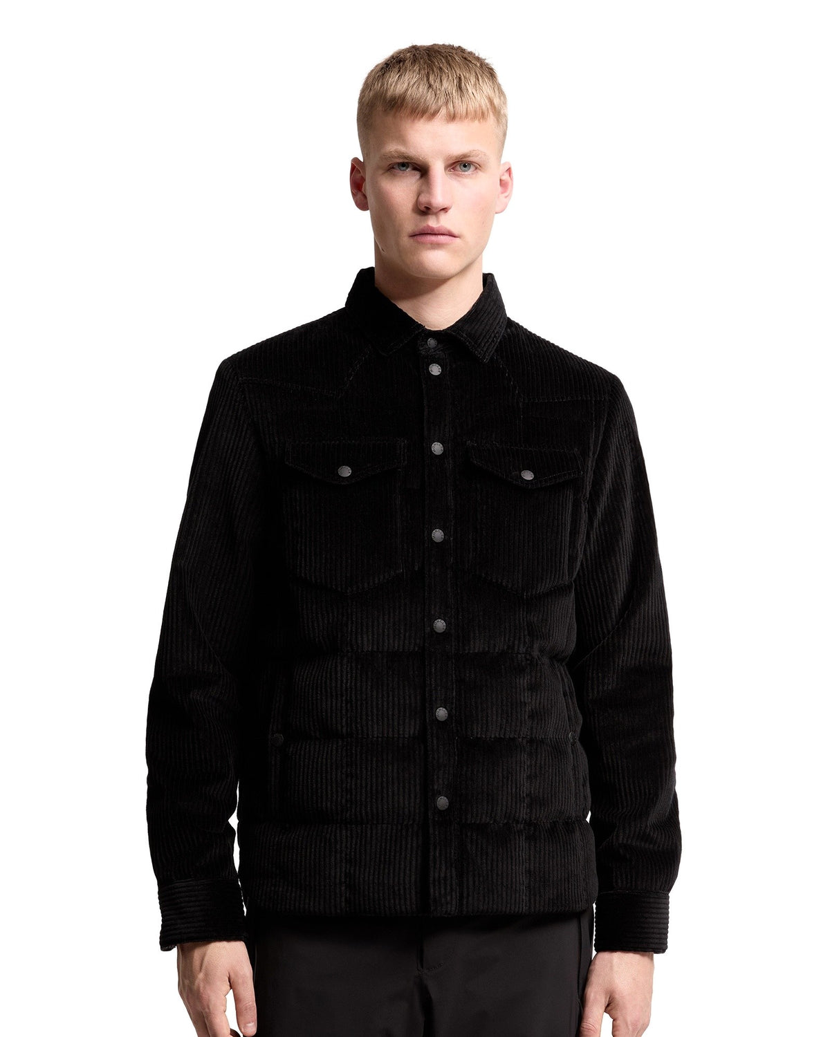 Moncler GELT Herren-Daunenhemdjacke Bronze Bild 10