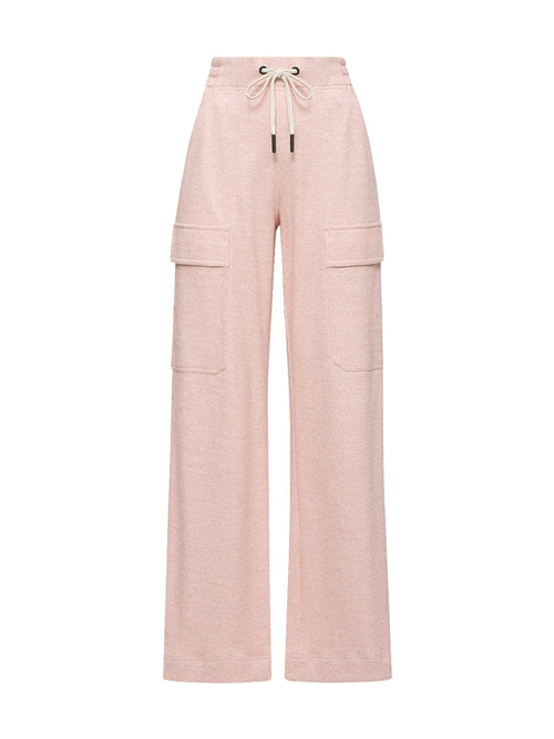 Moncler Grenoble Cargohose mit Kordelzug Hosen Damen rosa rosa Bild 1
