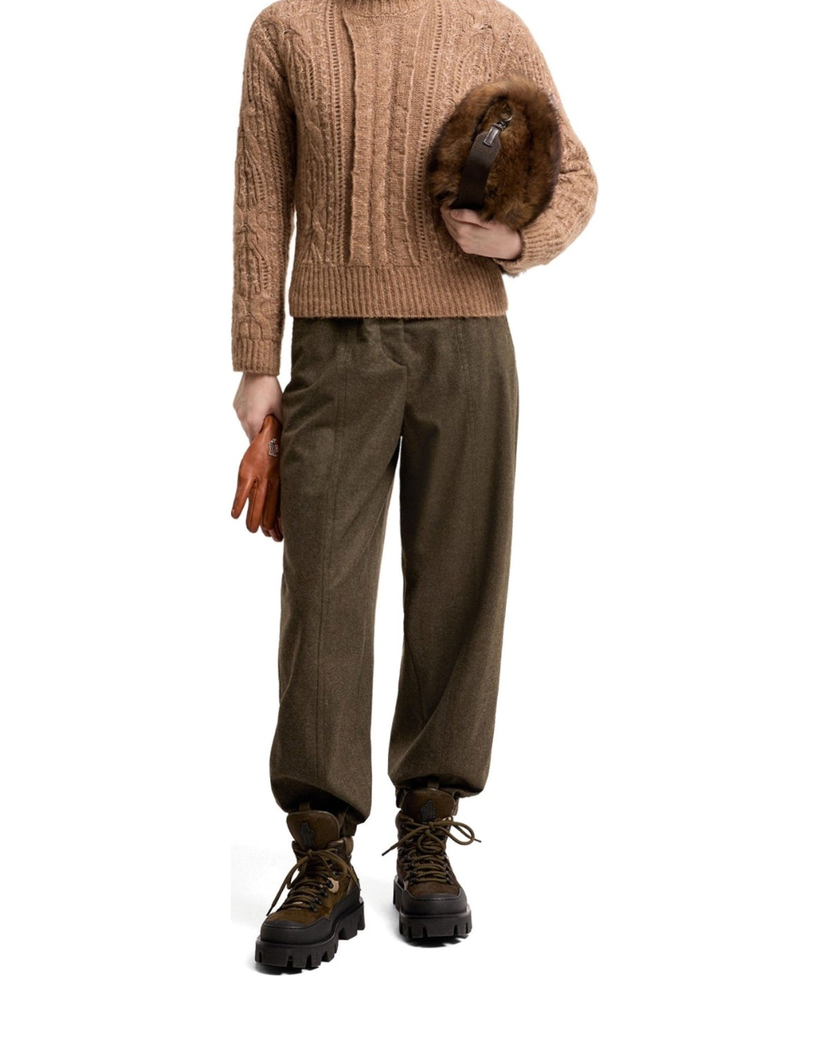 Moncler GRENOBLE Damen-Alpakapullover dunkelgrün Bild 8