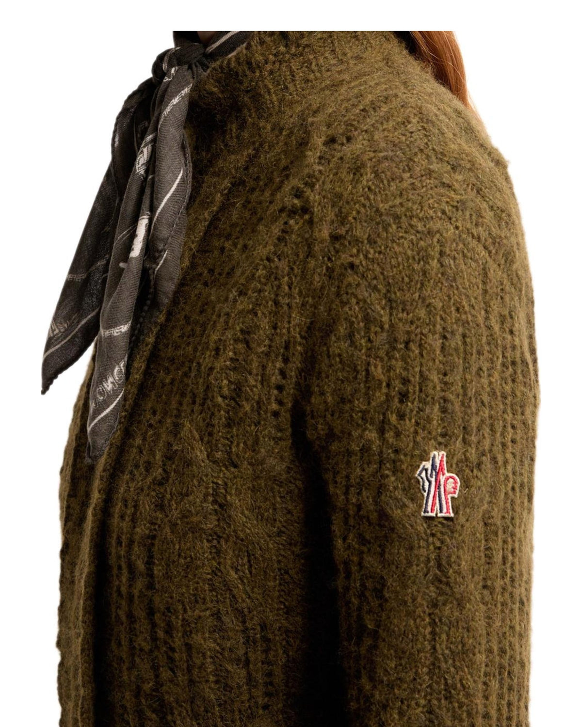 Moncler GRENOBLE Damen-Alpakapullover dunkelgrün Bild 3