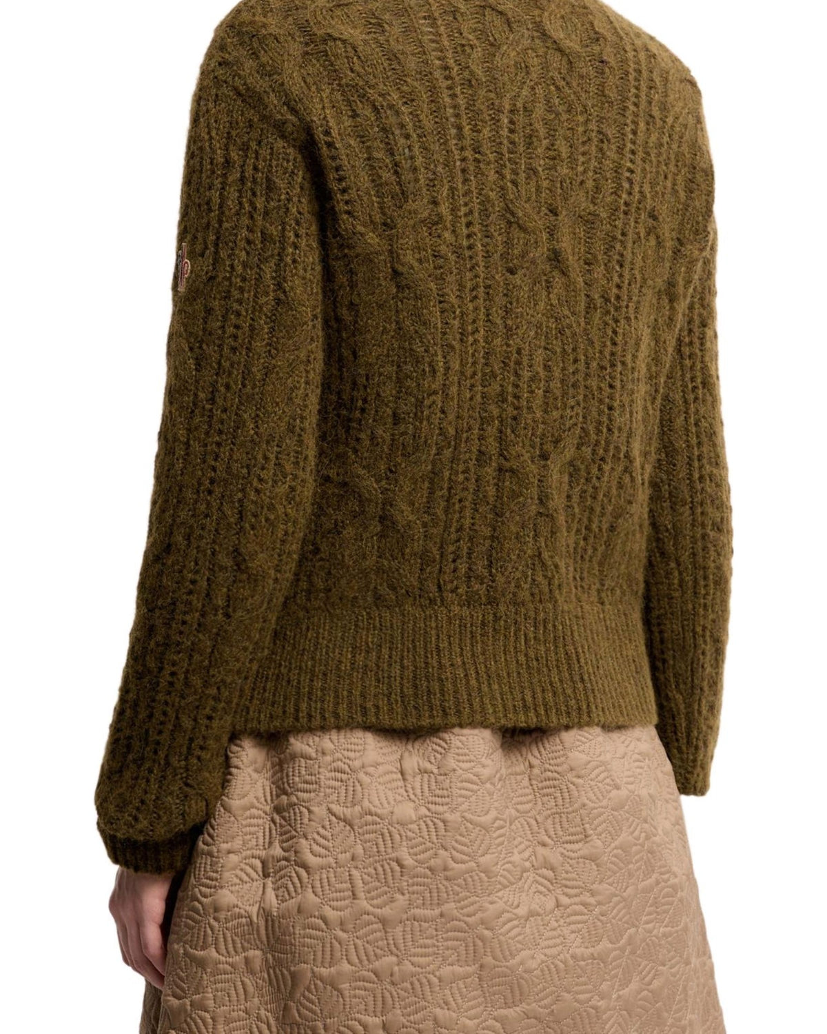 Moncler GRENOBLE Damen-Alpakapullover dunkelgrün Bild 5