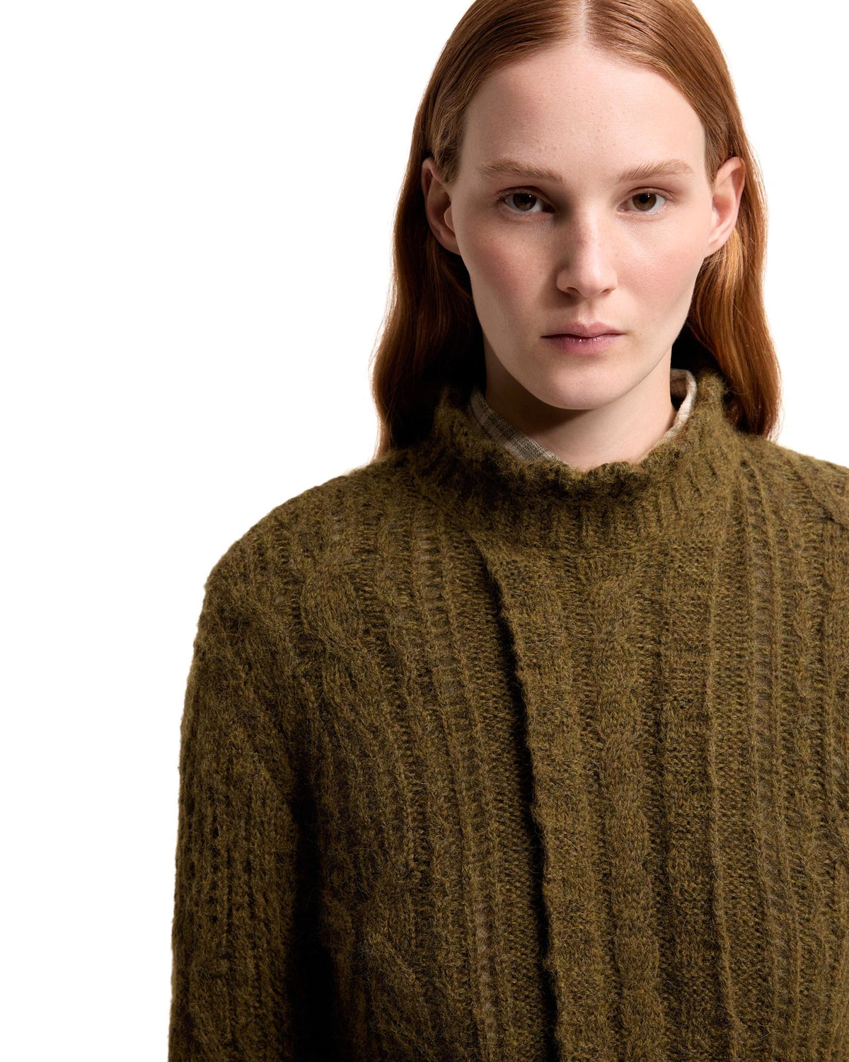 Moncler GRENOBLE Damen-Alpakapullover dunkelgrün Bild 6