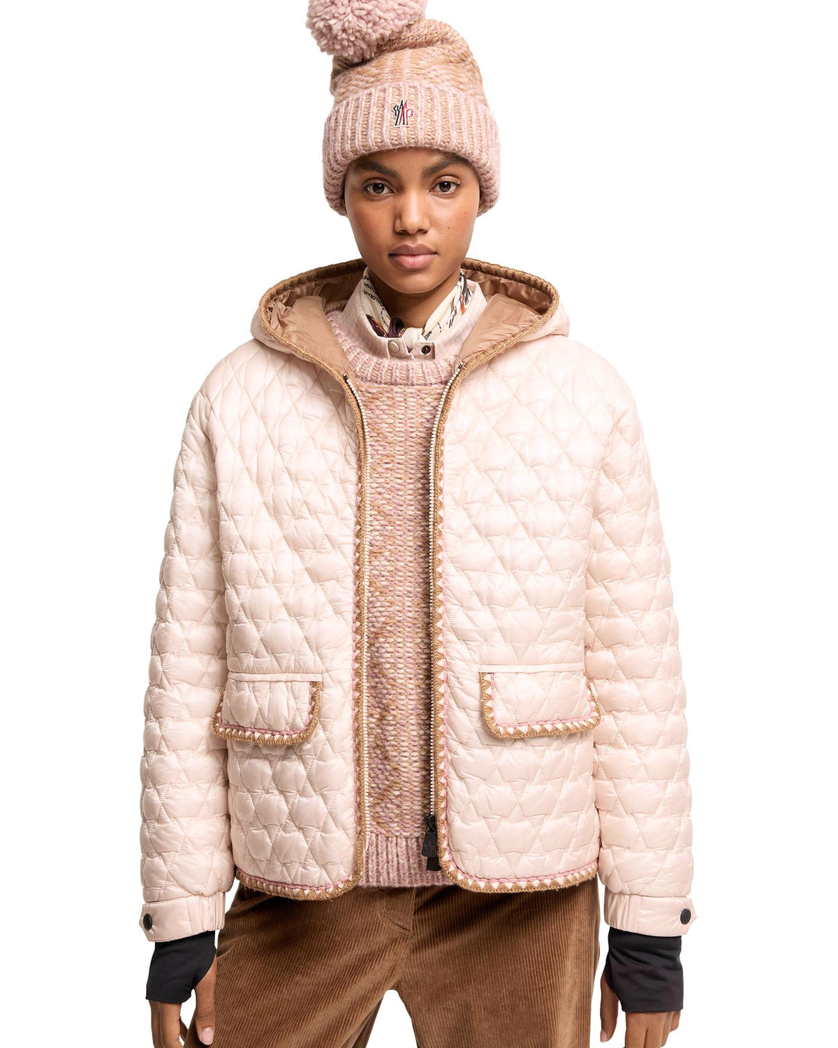 Moncler GRENOBLE Damen-Bommelmütze pink Bild 2