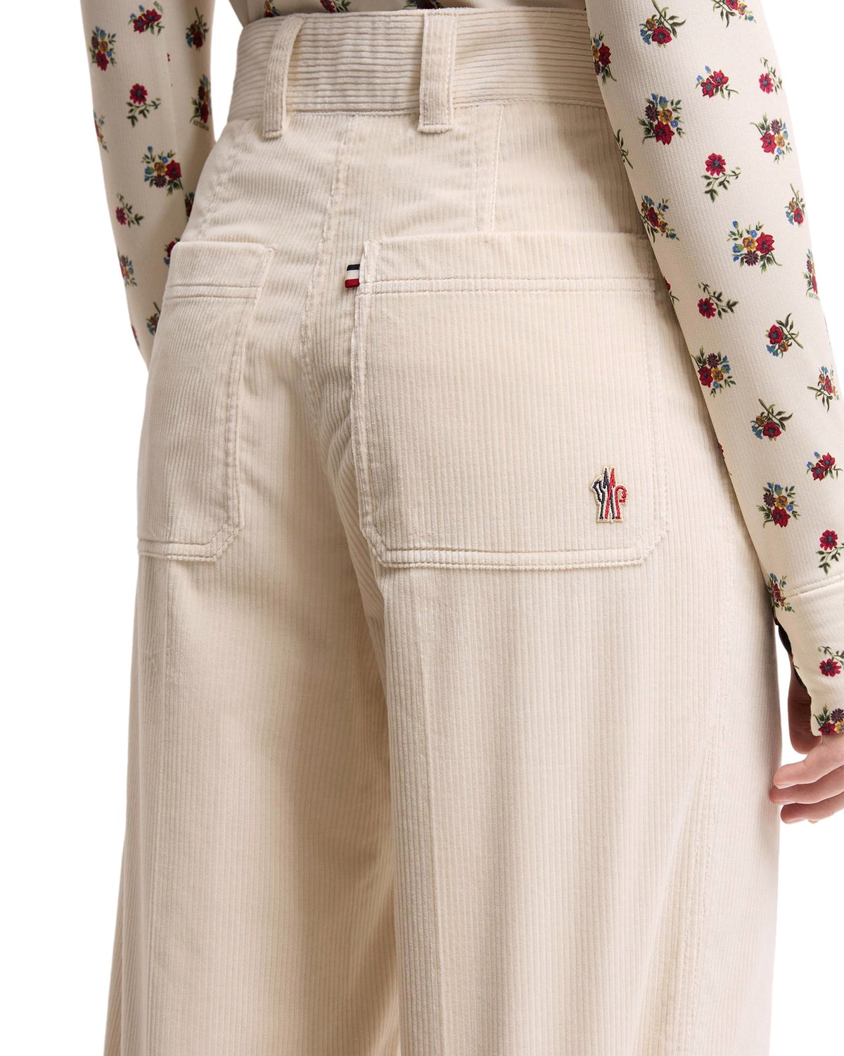 Moncler GRENOBLE Damen-Cordhose weiss Bild 6