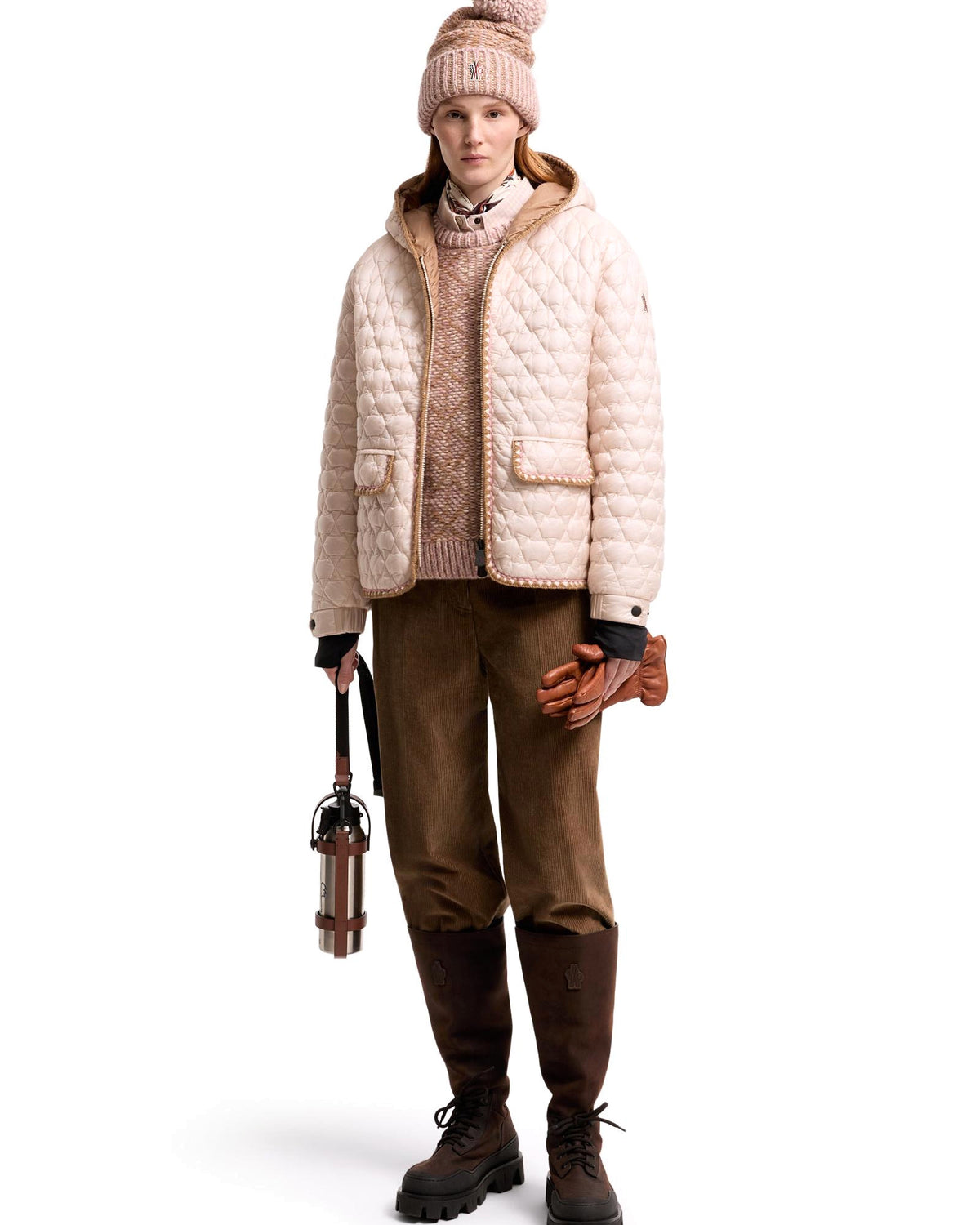 Moncler GRENOBLE Damen-Cordhose weiss Bild 8