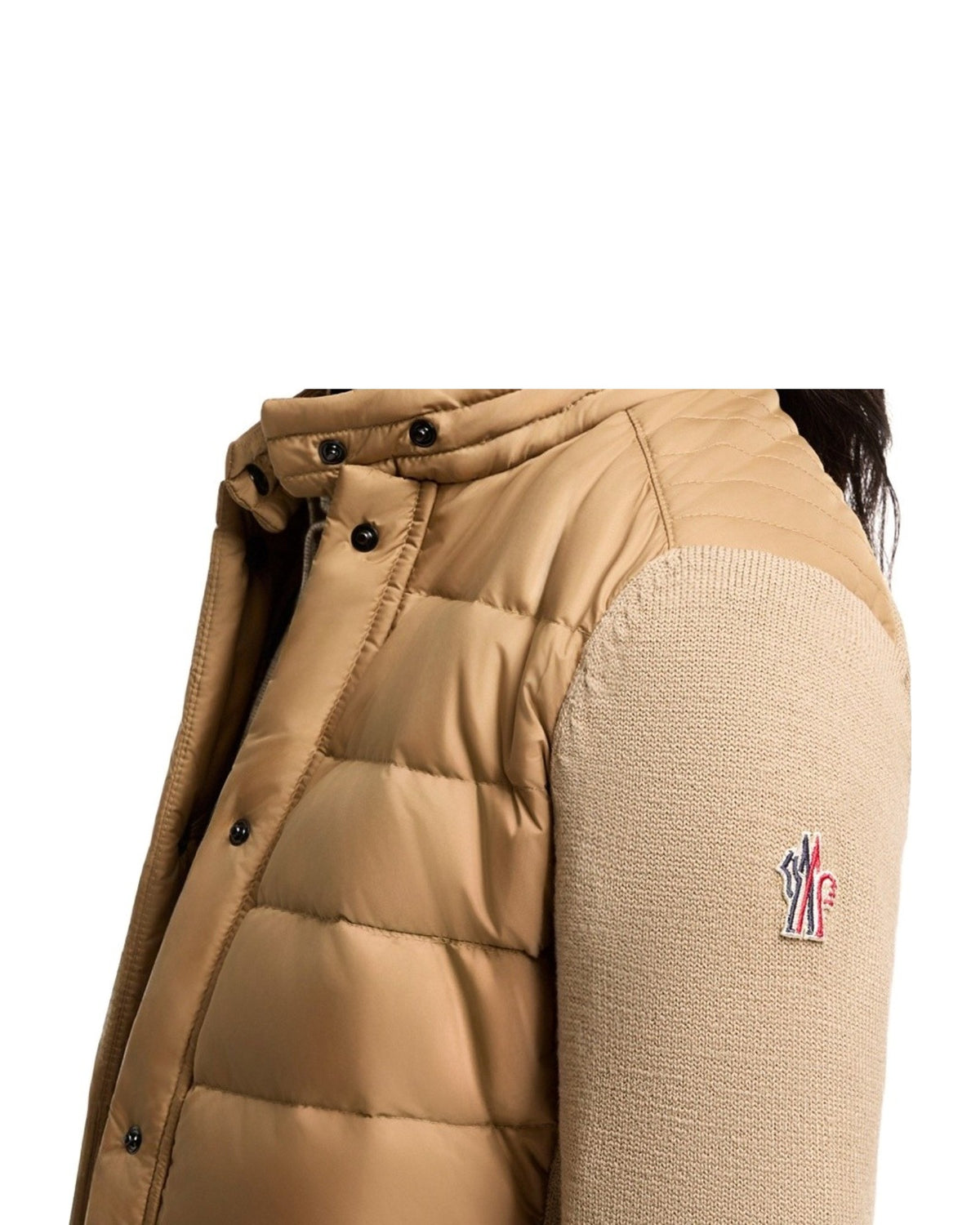 Moncler GRENOBLE Damen-Daunenstrickjacke beige Bild 3